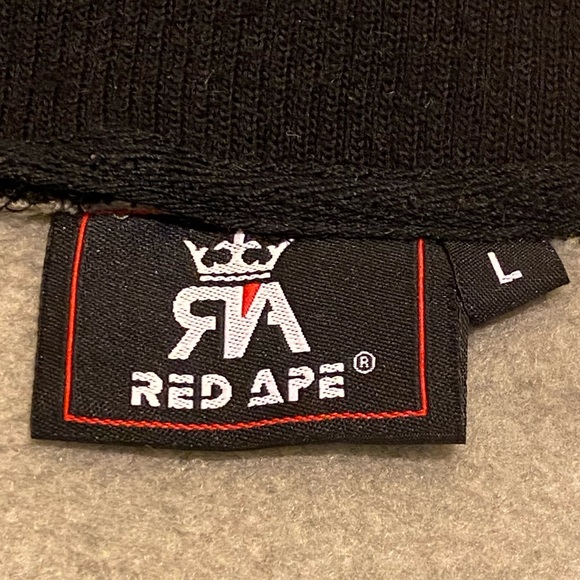 Red Ape Unisex Sweatshirt Jacket - Picture 3 of 5